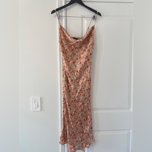 Dynamite cowl neck satin slip dress - Picture 1 of 4